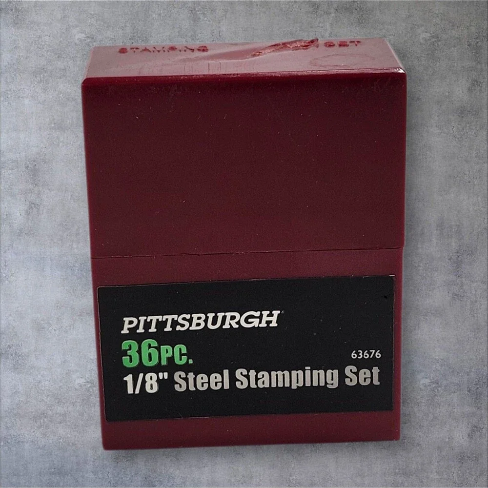 Pittsburgh 36pc Steel Stamping Set 1/8